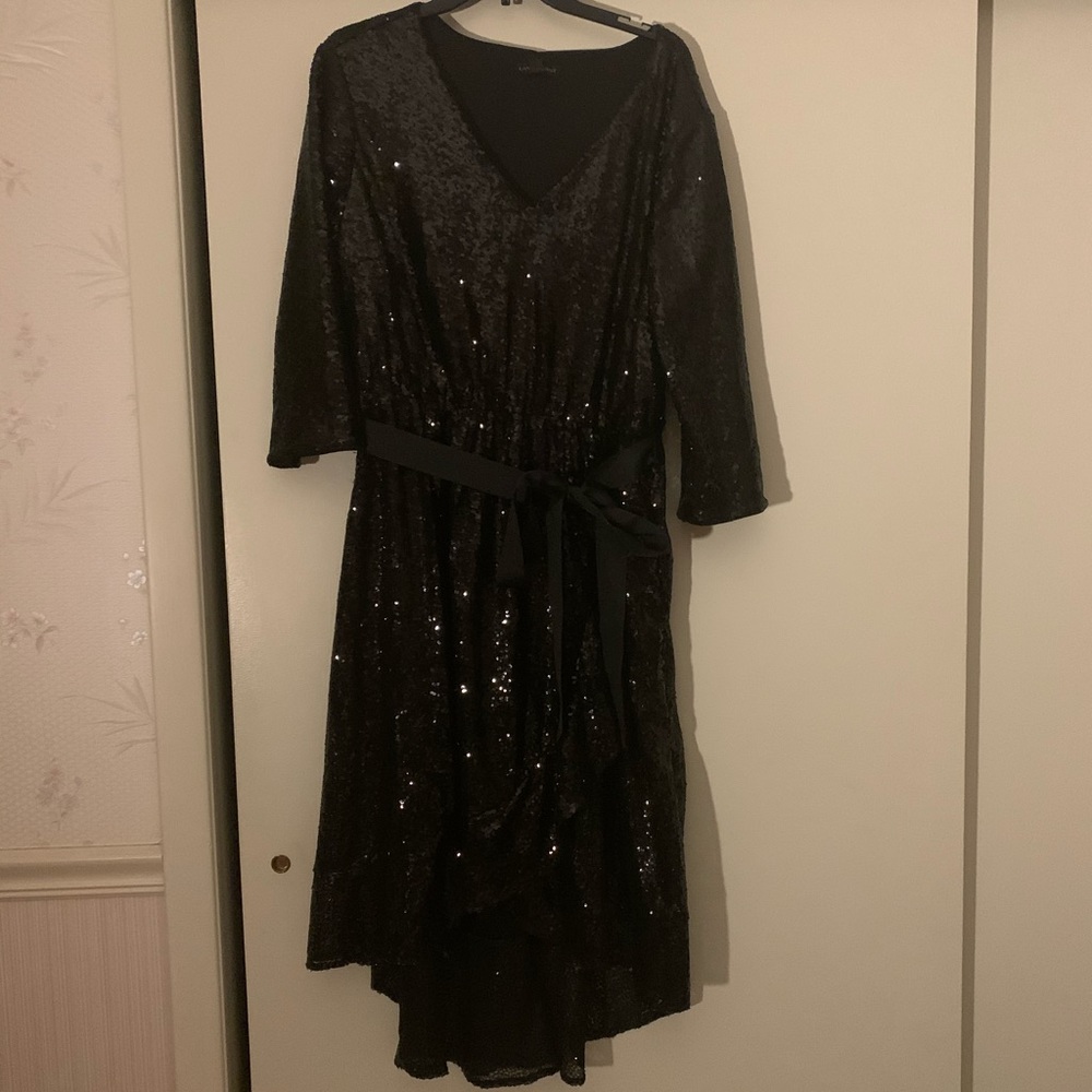 Lane Bryant Sequin holiday cocktail  dress